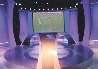 Alupanel from Multipanel was used to create this stunning studio set for Euro 2008.